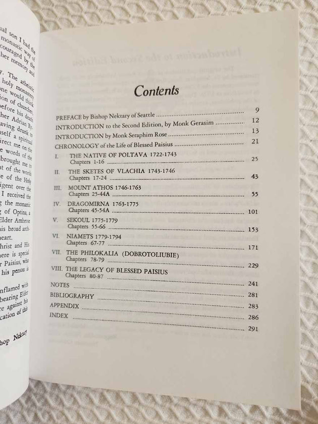 Blessed Paisius Velichkovsky softcover Rare g signed