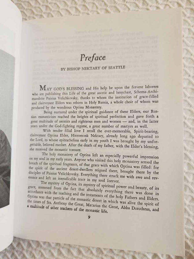 Blessed Paisius Velichkovsky softcover Rare g signed