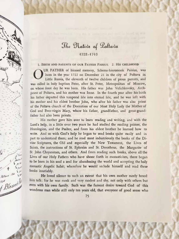 Blessed Paisius Velichkovsky softcover Rare vg