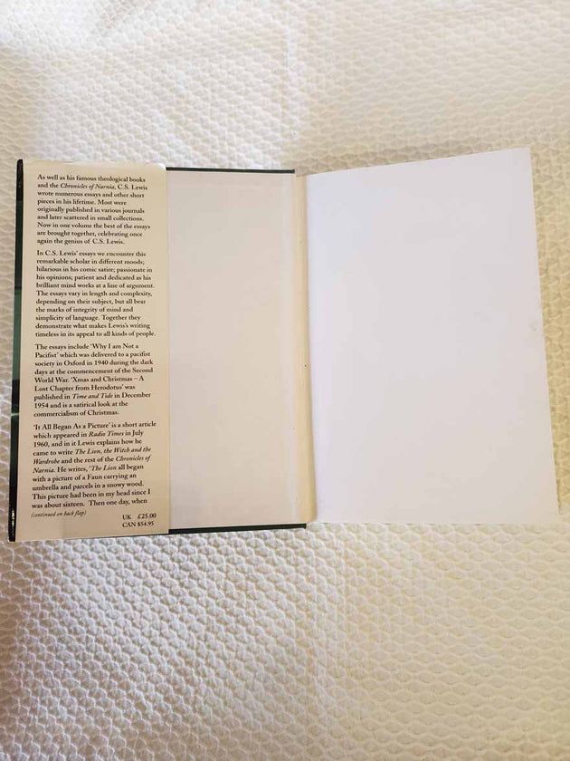 C.S.Lewis Essay Collection and Other Short Pieces rare