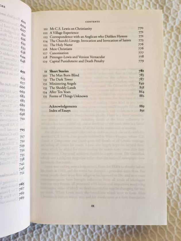 C.S.Lewis Essay Collection and Other Short Pieces rare