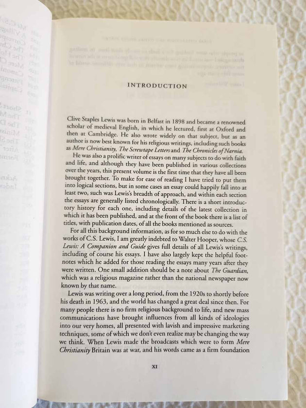 C.S.Lewis Essay Collection and Other Short Pieces rare