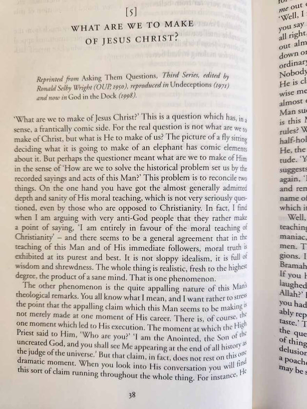 C.S.Lewis Essay Collection and Other Short Pieces rare
