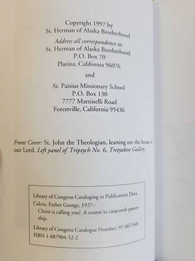 Christ Is Calling You rare 1st Ed Signed