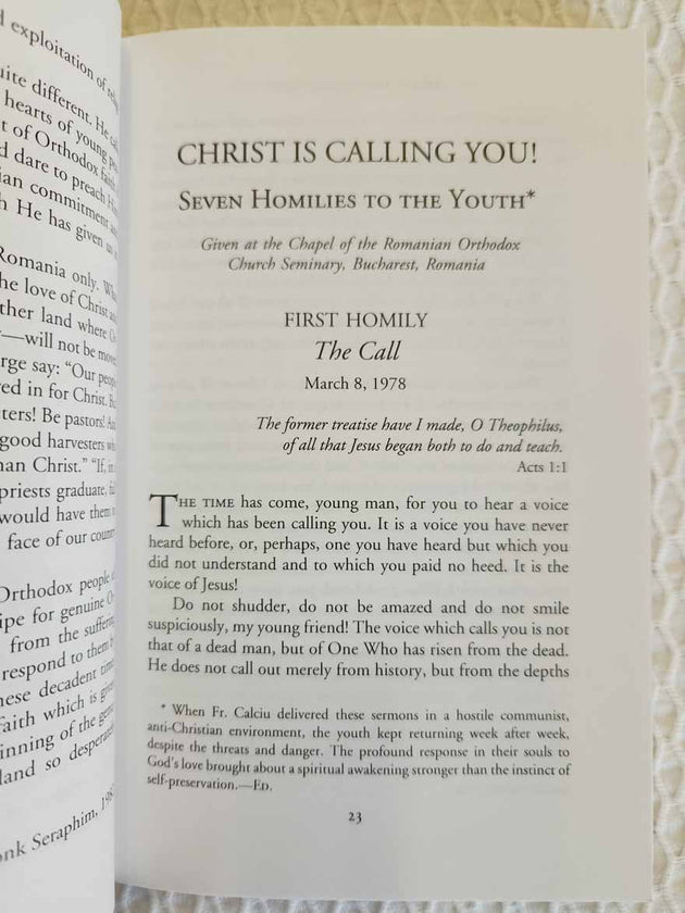Christ Is Calling You rare 1st Ed Signed