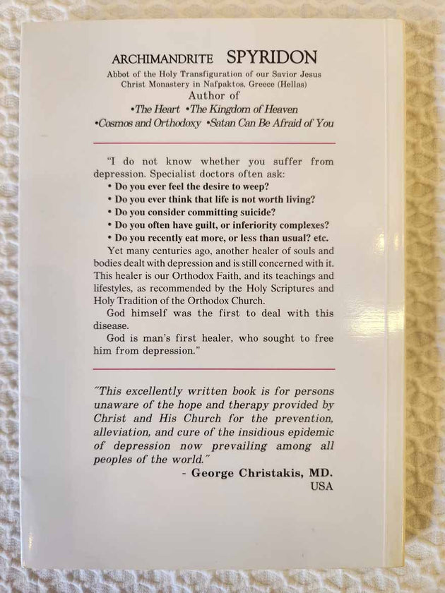 Depression A Spiritual Guide used copy