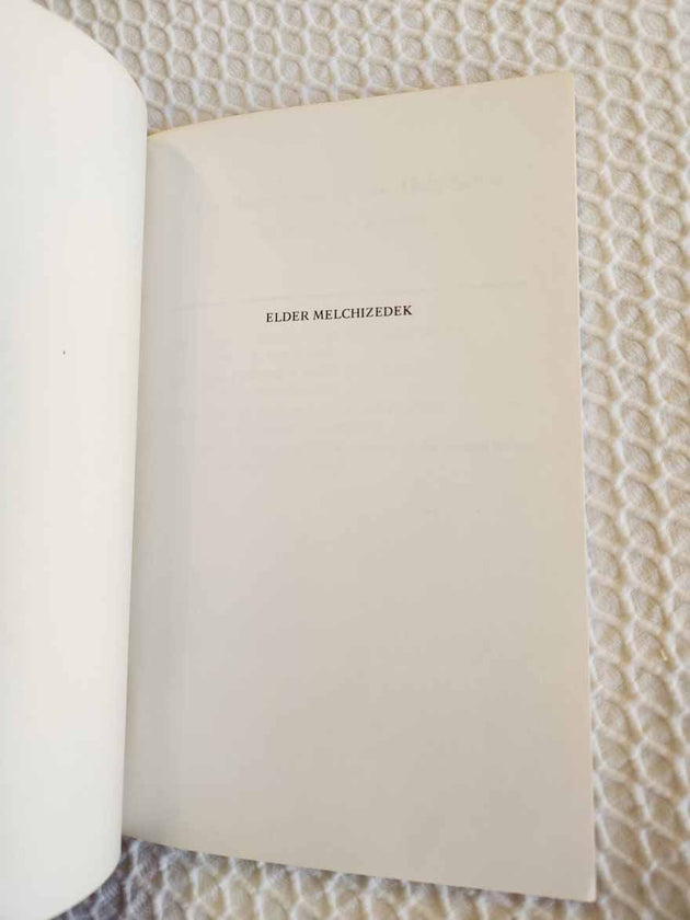 Elder Melchizedek Hermit rare book