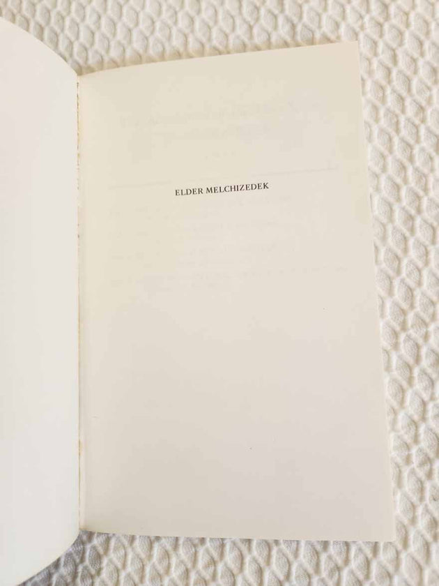 Elder Melchizedek Hermit rare book