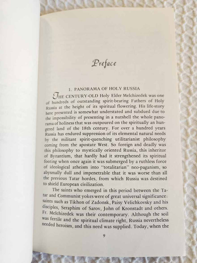 Elder Melchizedek Hermit rare book