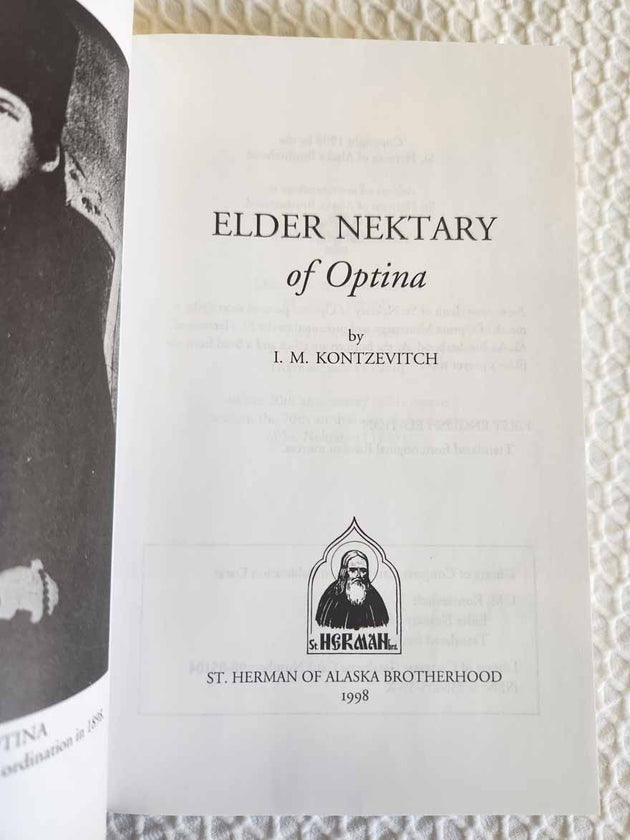 Elder Nektary of Optina rare book ALMOST NEW