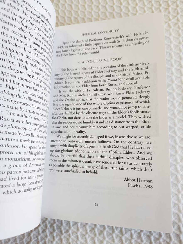 Elder Nektary of Optina rare book NEW