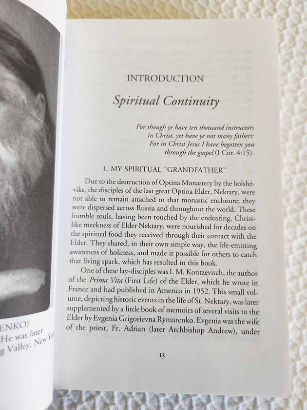 Elder Nektary of Optina rare book good