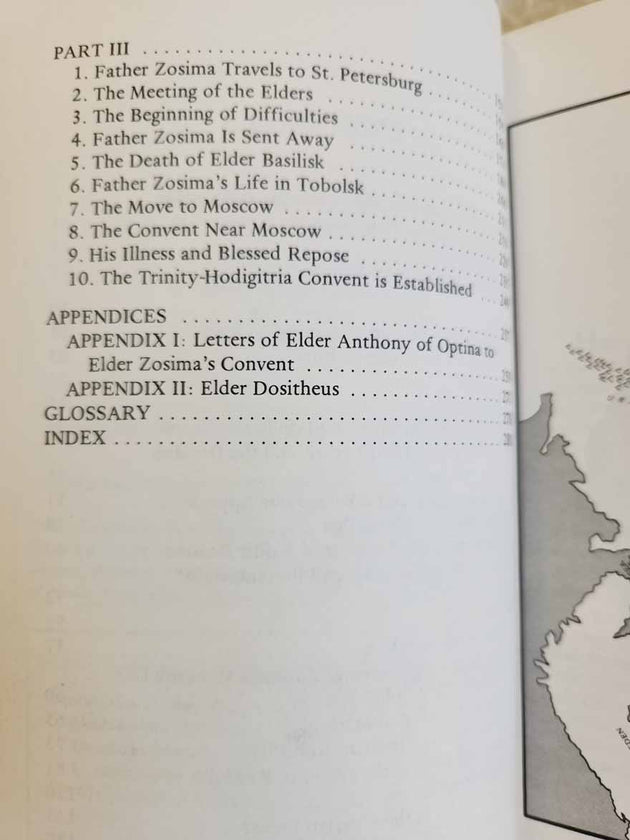 Elder Zosima Hesychast of Siberia Rare Book