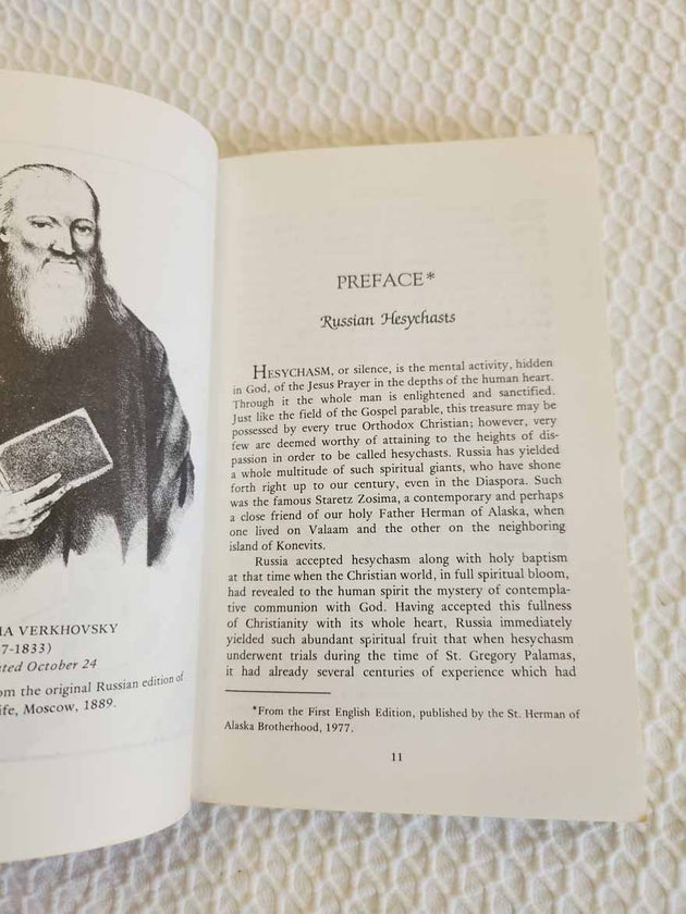 Elder Zosima Hesychast of Siberia Rare Book