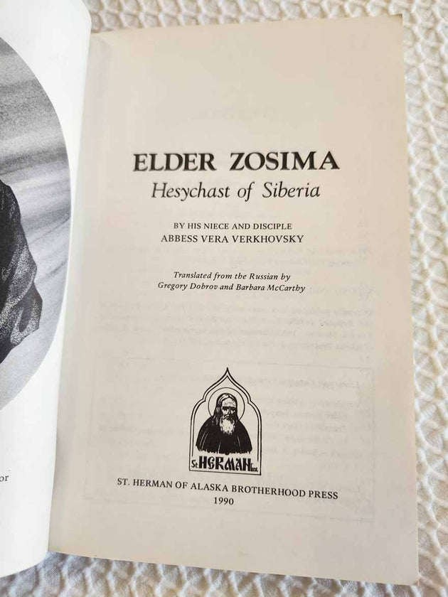 Elder Zosima Hesychast of Siberia Rare