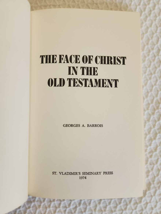 Face of Christ in the Old Testament rare