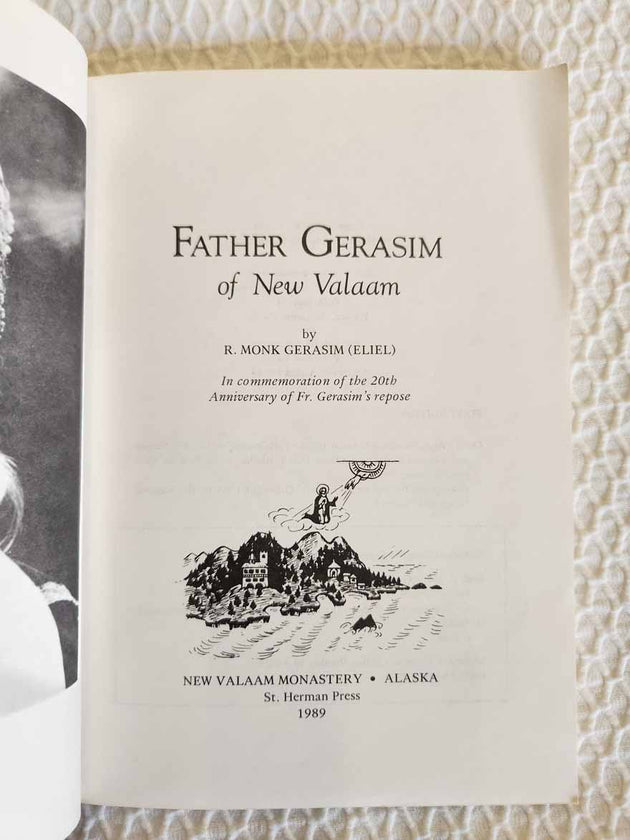 Father Gerasim of New Valaam rare book