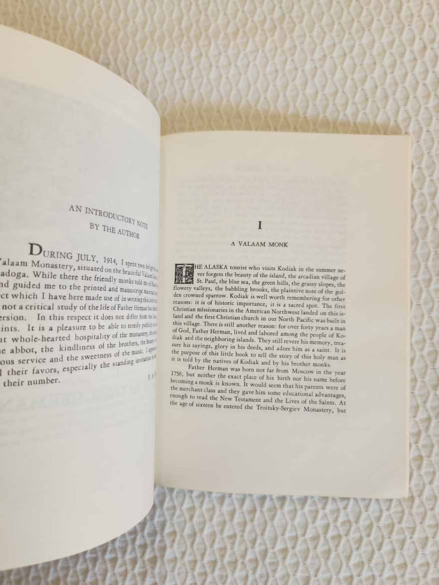 Father Herman Alaskas Saint 1st Ed rare