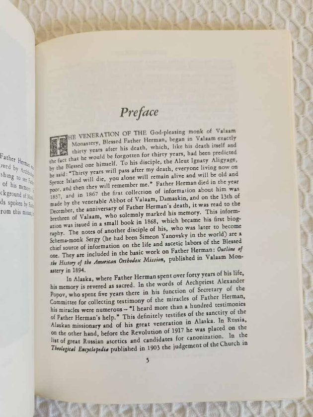 Father Herman Alaskas Saint 1st Ed rare