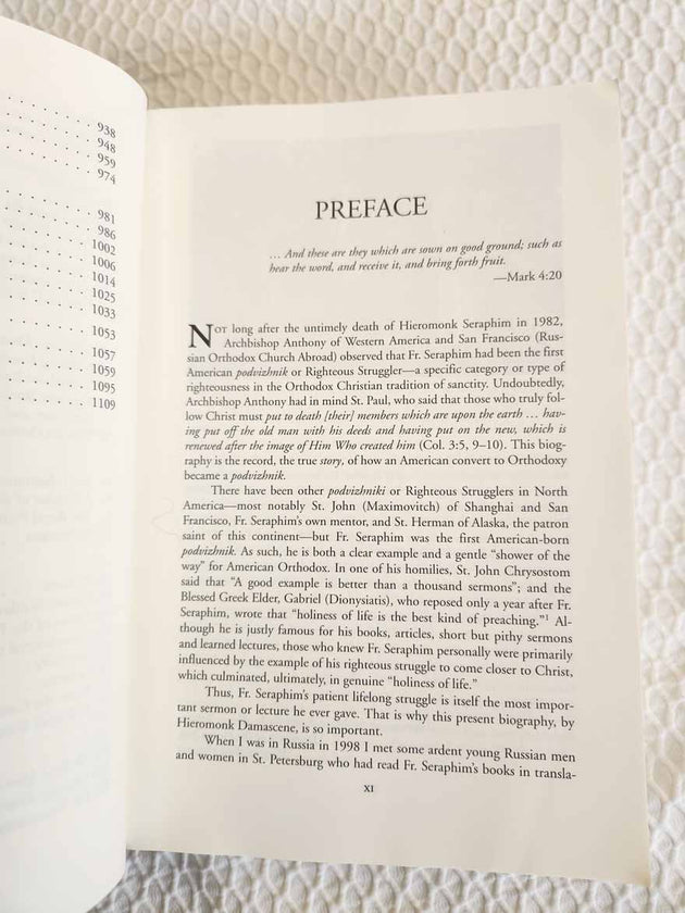Father Seraphim Rose His Life and Works RARE 1st Ed