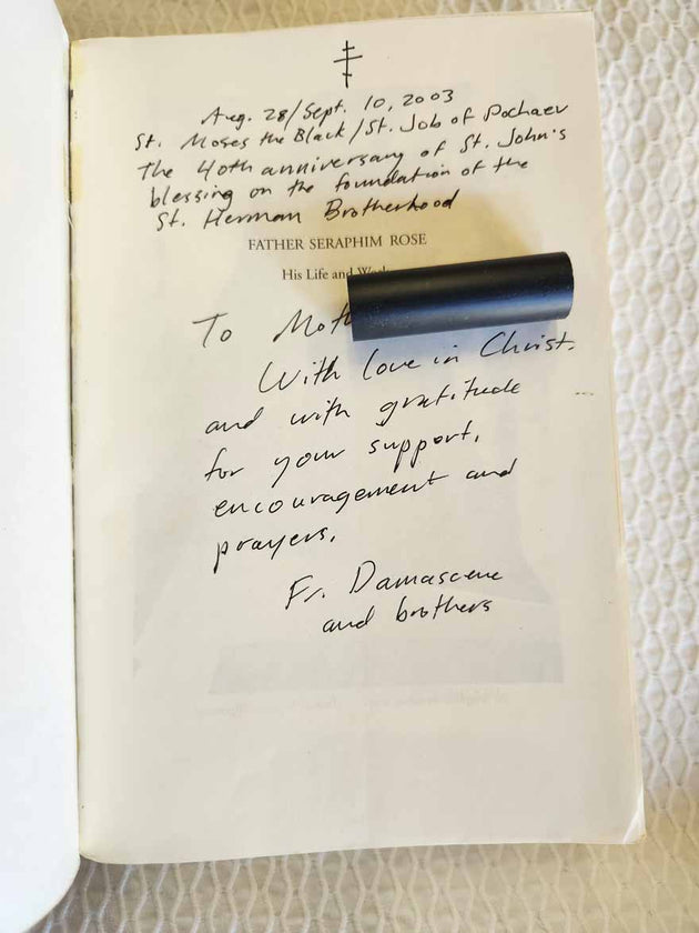 Father Seraphim Rose His Life and Works RARE 1st Ed