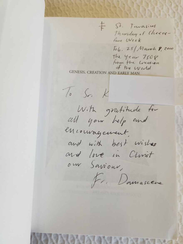 Genesis Creation Early Man RARE 1st Ed Signed