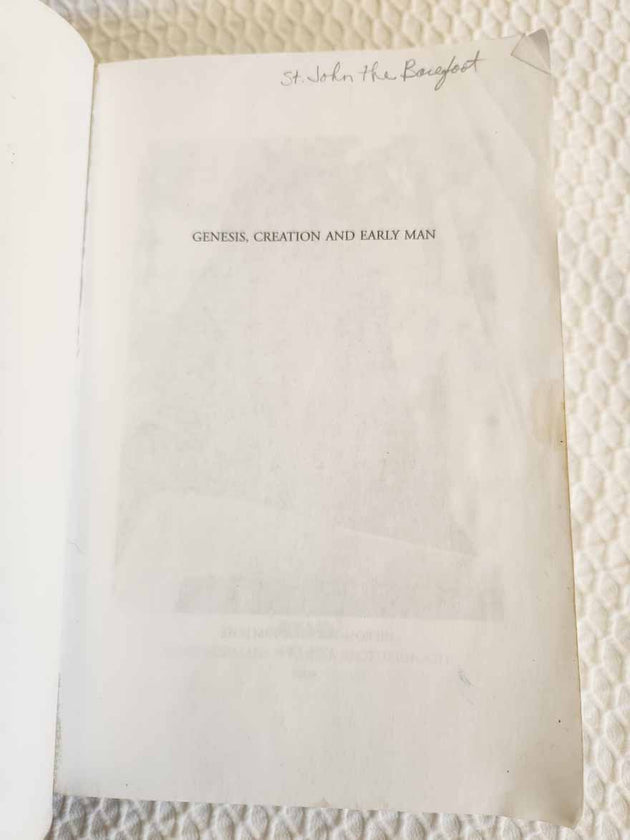 Genesis Creation Early Man RARE 1st Ed fair