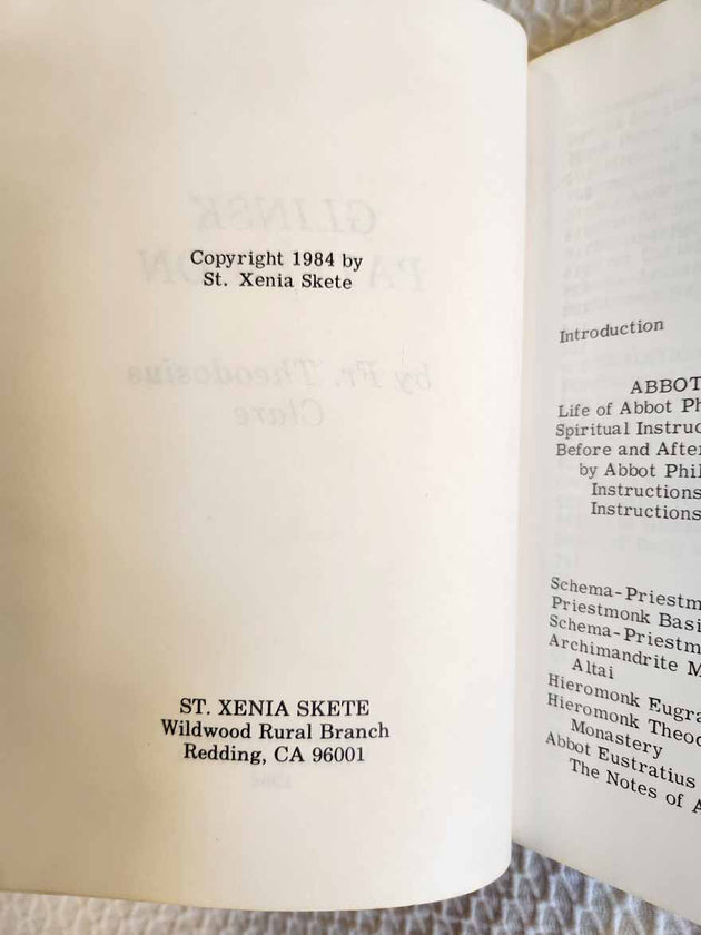 Glinsk Patericon Extremely Rare 1st Edition damaged