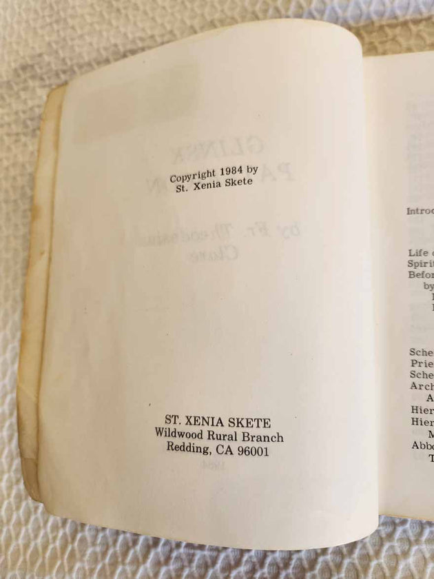Glinsk Patericon Extremely Rare 1st Edition