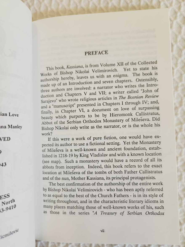 Kassiana Lessons in Divine and Christian Love rare