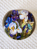 Lacquer Box Flowers and Butterfly
