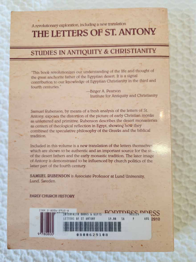Letters of St Antony rare book