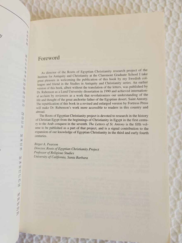 Letters of St Antony rare book