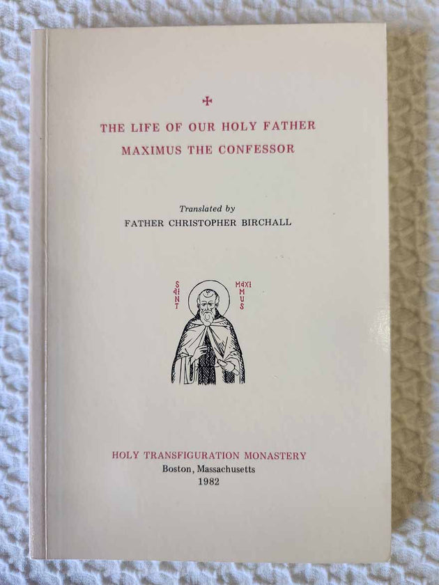 Life Maximus the Confessor rare book