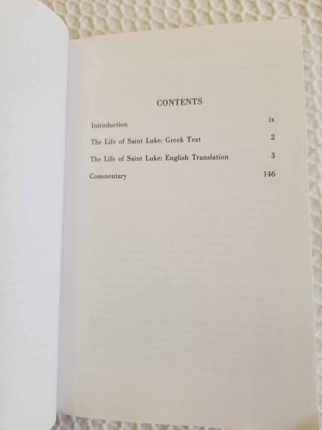 Life Miracles St Luke of Steiris rare book