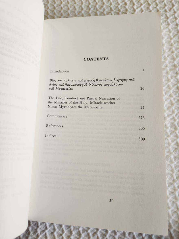 Life of Saint Nikon very rare book