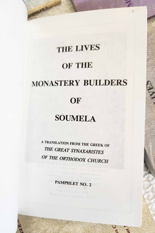 Lives of the Monastery Builders rare set