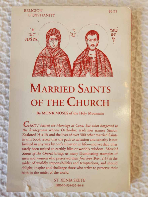 Married Saints of the Church very rare book