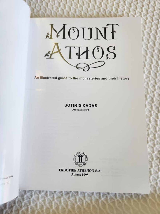 Mount Athos An Illustrated Guide rare