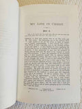 My Life in Christ hardbound 1st Ed Rare