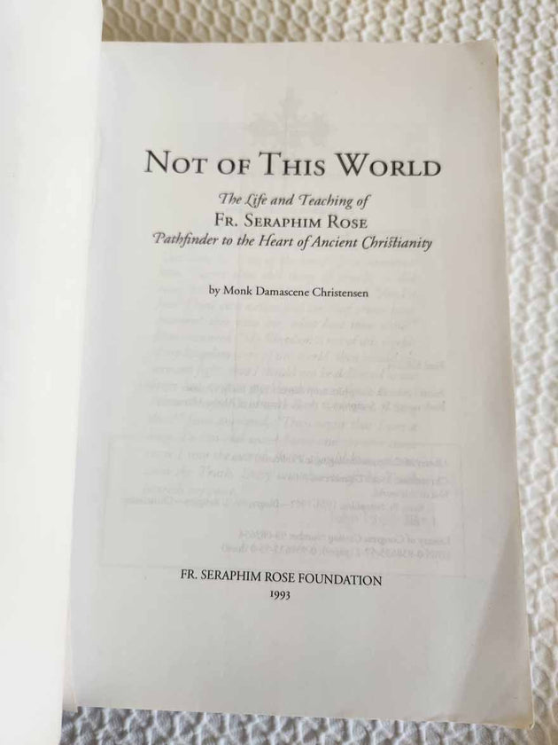 Not of This World rare 1st Ed Soft bent stained