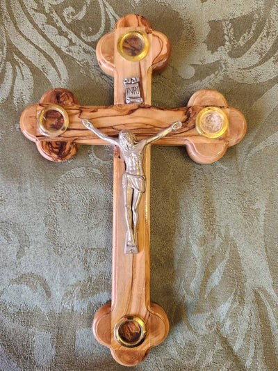 Olivewood Cross Budded 11 in