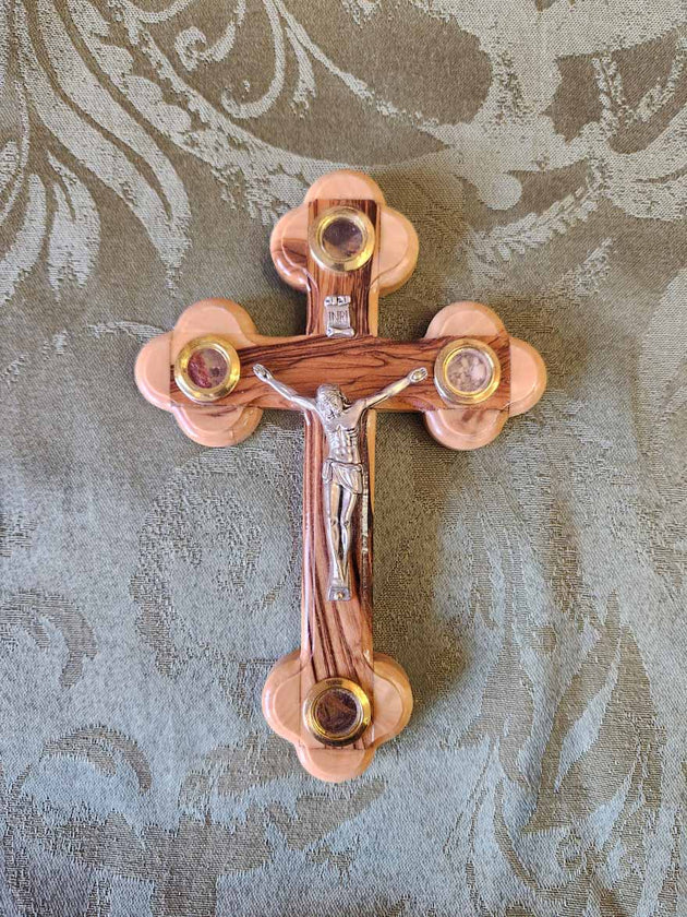 Olivewood Cross Budded 7 in