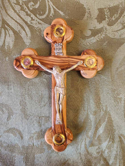 Olivewood Cross Budded 9 in