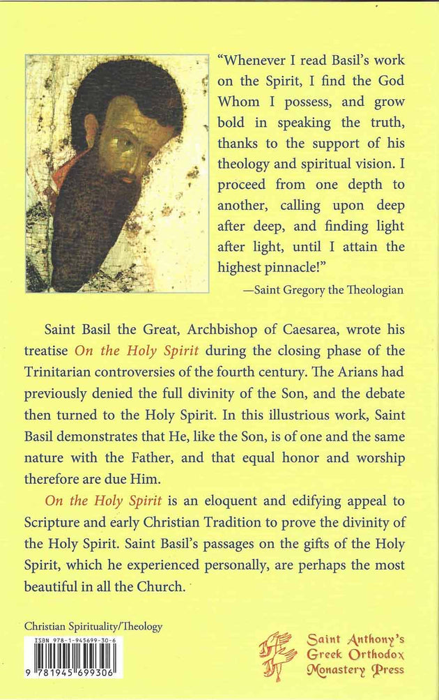 On the Holy Spirit Saint Basil