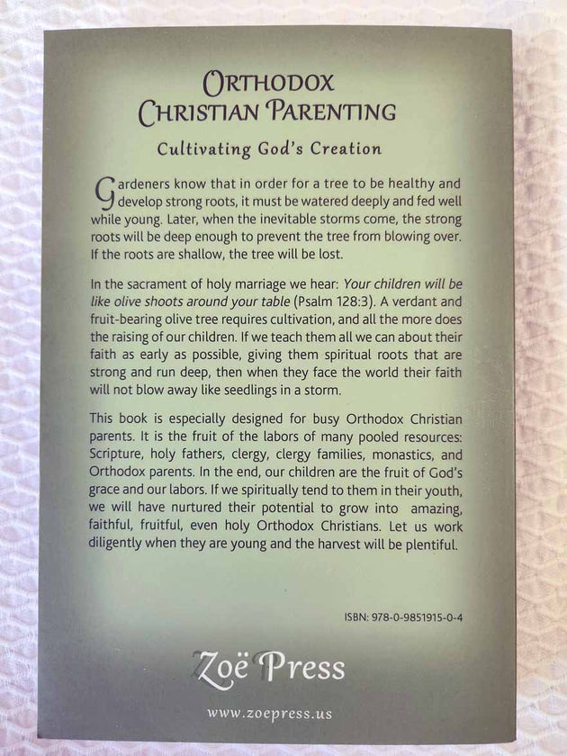 Orthodox Christian Parenting 1st Ed rare