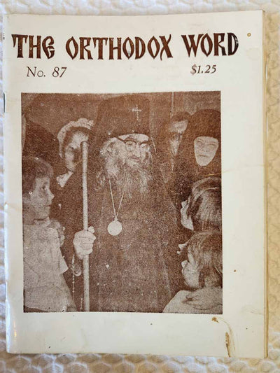 Orthodox Word 087 Jul-Aug 1979 RARE fair