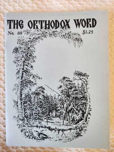 Orthodox Word 088 Sep-Oct 1979 RARE REPRINT VG