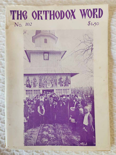 Orthodox Word 102 Jan-Feb 1982 RARE poor