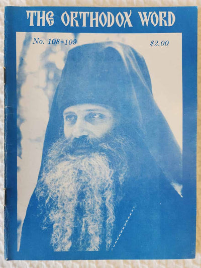 Orthodox Word 108-109 Jan-Apr 1983 RARE fair1